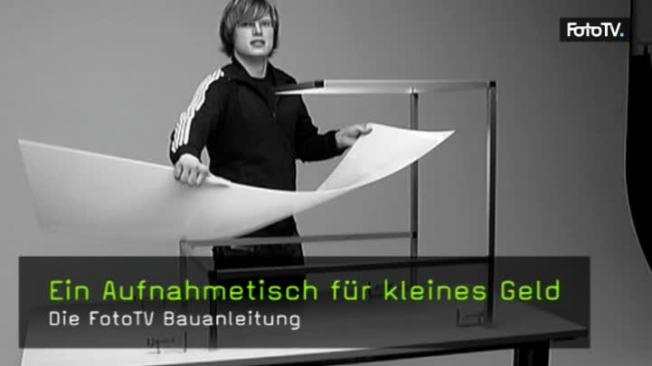 Aufnahmetisch selber bauen