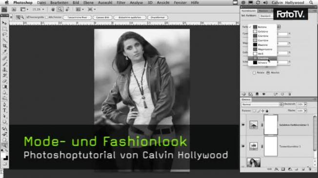 Calvin Hollywood Photoshop Fashion Look