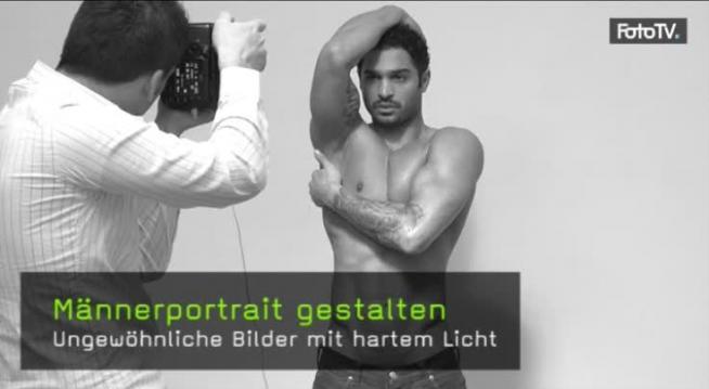 Männerportrait gestalten und fotografieren