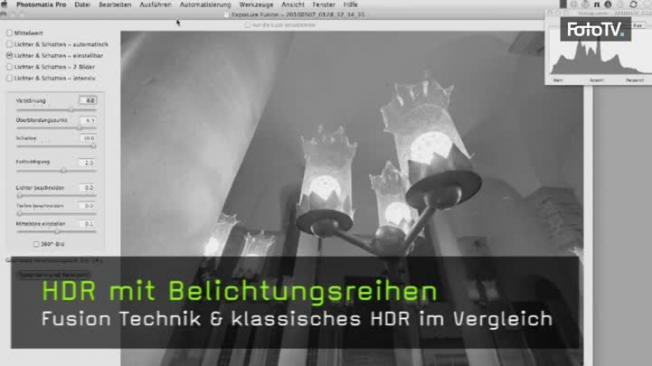 HDR, Tonemapping, Fusion, Exposure Blending, Belichtungsreihen