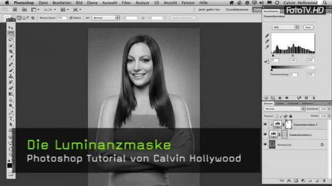 Calvin Hollywood Photoshop Luminanz. Licht Photoshop