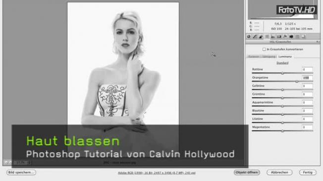 Photoshop CS5 Haut aufhellen