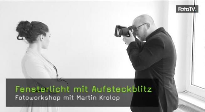 Fensterlicht mit Aufsteckblitz, am Fenster fotografieren