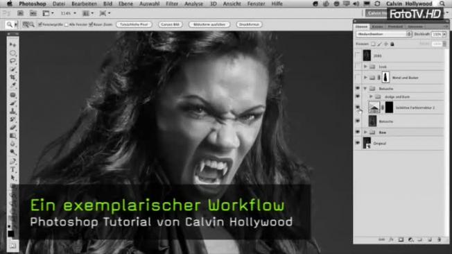 Calvin Hollywood Photoshop Workflow