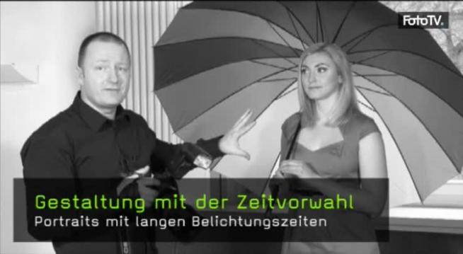 Zeitvorwahl, Blendenautomatik, Hintergrundgestaltung, TV, AV