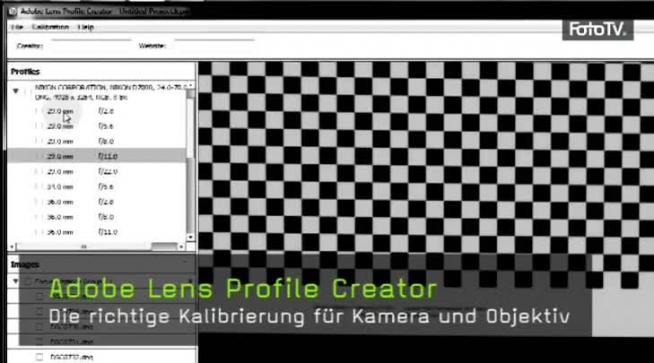 Adobe Lens Profile Creator anwenden