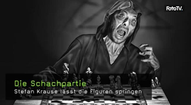 Schachpartie mit Lichtschranke fotografieren