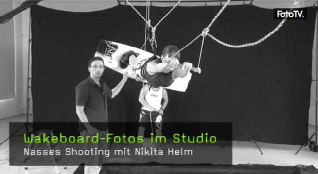 Sportshooting; Nikita Helm, Wakeboard, Studio