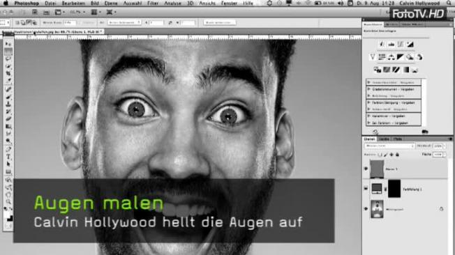 Augen in Photoshop aufhellen