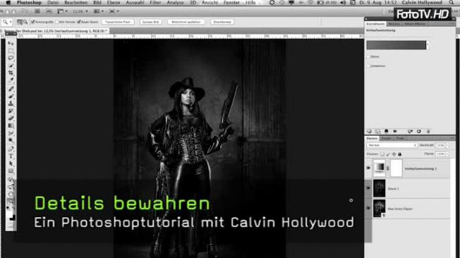 Warnfunktion im Histogramm für Tiefen und Lichter