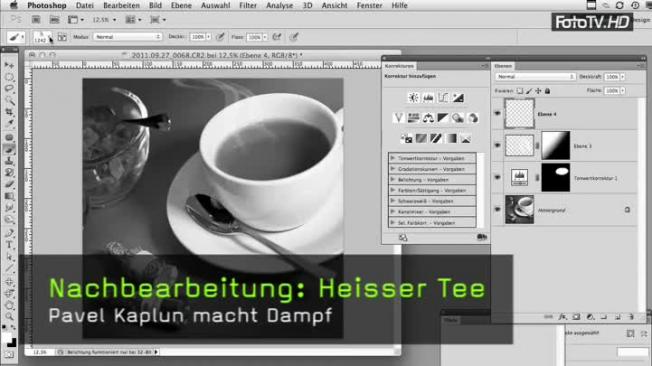 Dampf in Photoshop erzeugen