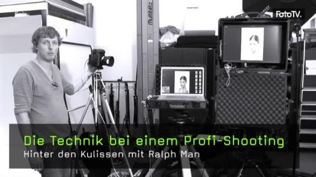 Technik beim Profi-Shooting