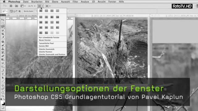 Freischwebende Fenster darstellen, Bilder im Dock zeigen