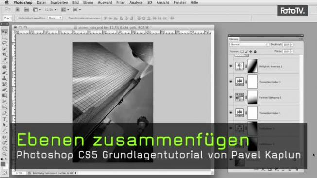 Ebenen zusammenfügen