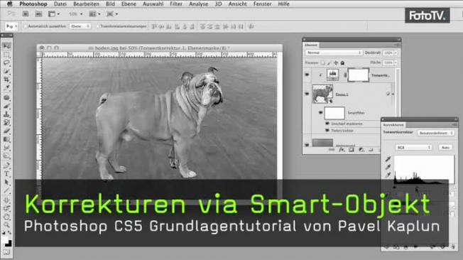 Korrekturen via Smart-Objekt