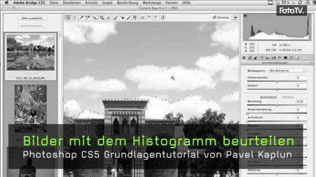 Photoshop Histogramm beurteilen