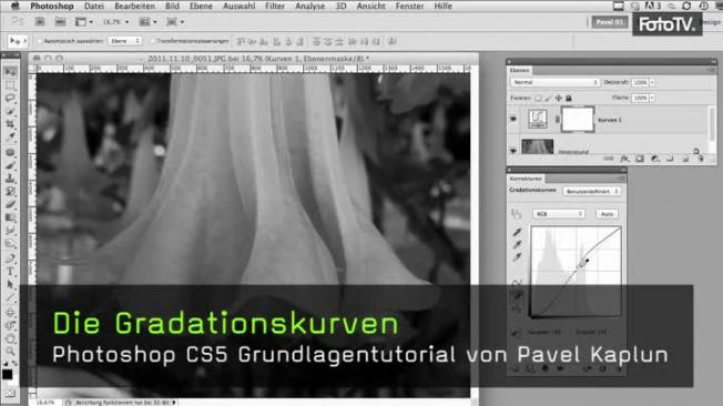 Korrekturen mit Gradationskurven 