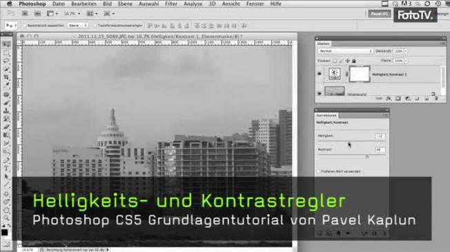 Helligkeits- und Kontrastregler