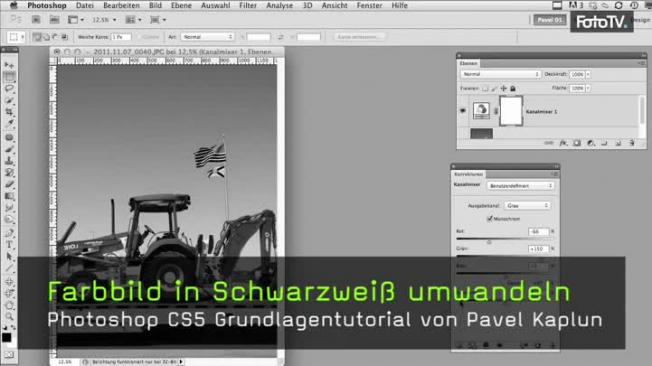 SW-Umwandlung in Photoshop