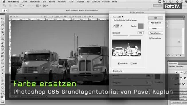 Umfärben in Photoshop CS5