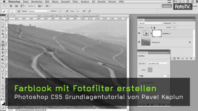 Farbstiche mit Fotofilter erzeugen