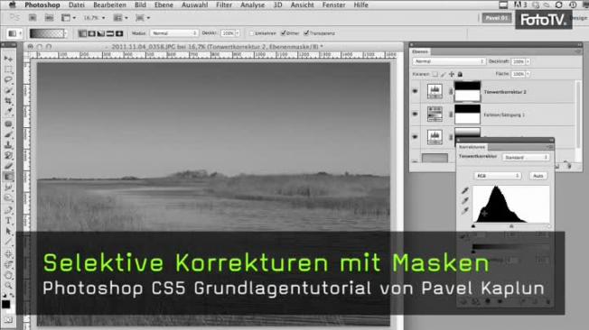 Maskierungstechnik Farbkorrekturen