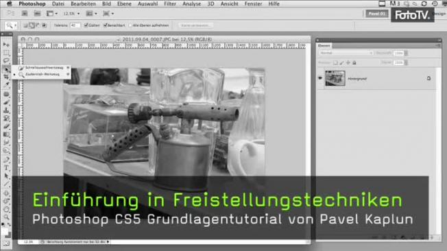 Freistellen, Werkzeuge, Zauberstab