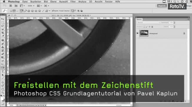 Freistellen mit Zeichenstift