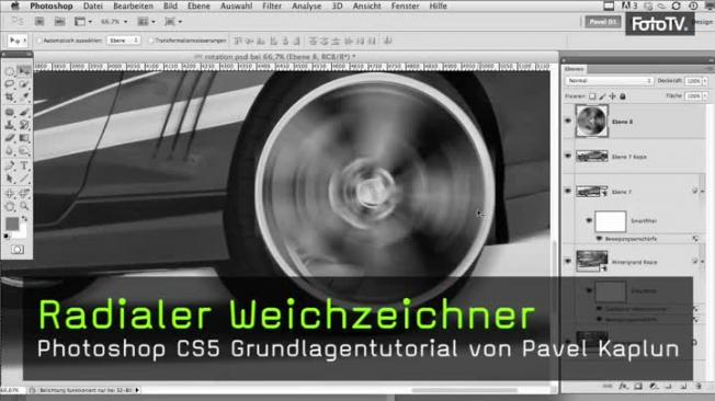 Radialer Weichzeichner