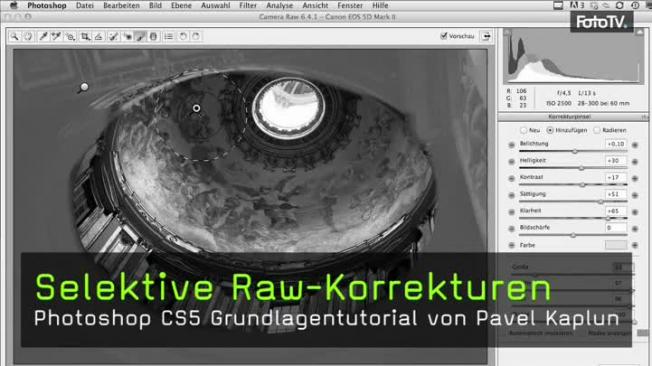 selektiv, raw, korrekturen