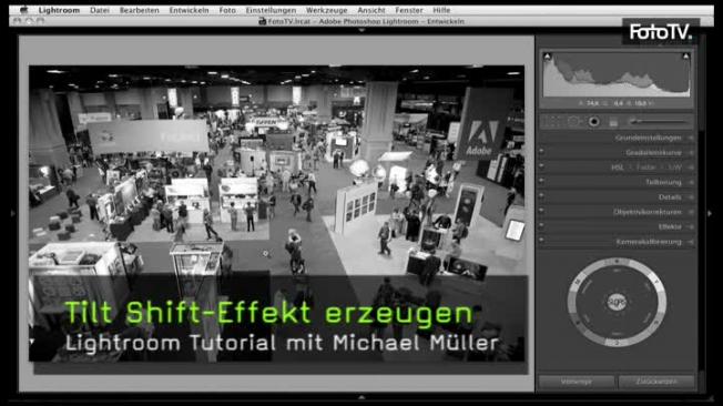 Tilt-Shift-Effekt in Lightroom