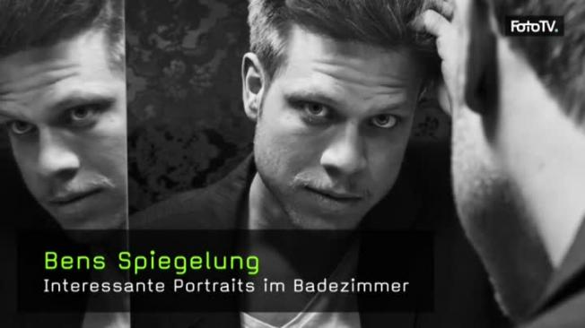 Portraits mit Spiegelung fotografieren