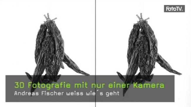 3D Fotografie mit nur einer Kamera