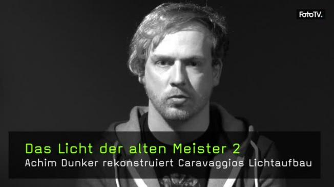 Lichtaufbau Caravaggio