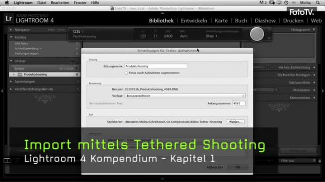 Tethered Shooting