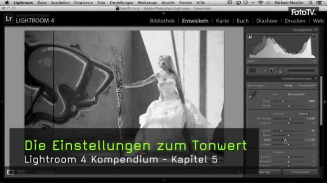 Tonwerte in Lightroom ändern