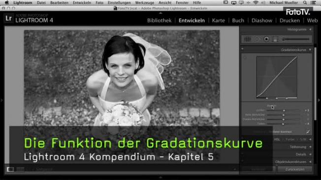 Gradationskurve in Lightroom