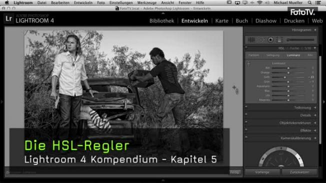HSL-Regler in Lightroom