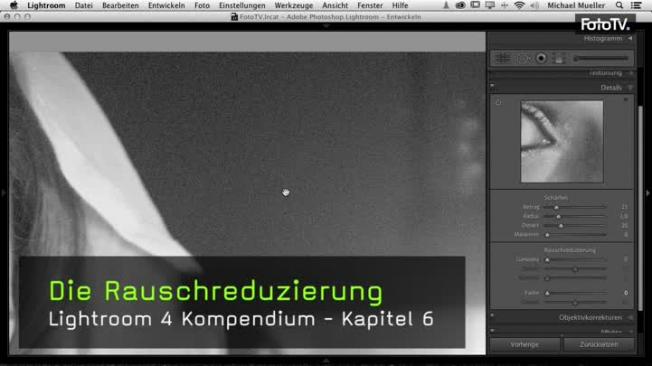 Rauschreduzierung, Farbrauschen, Luminanzrauschen