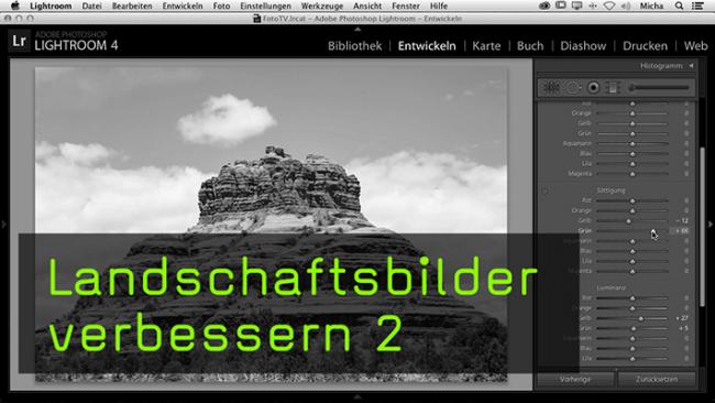 Landschaftsaufnahmen in Lightroom bearbeiten