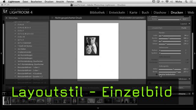 Layoutstil - Einzelbild
