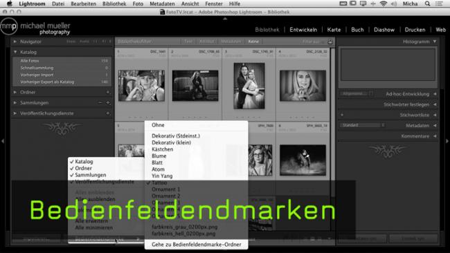 Bedienfeldendmarken