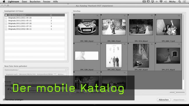 mobiler Lightroomkatalog