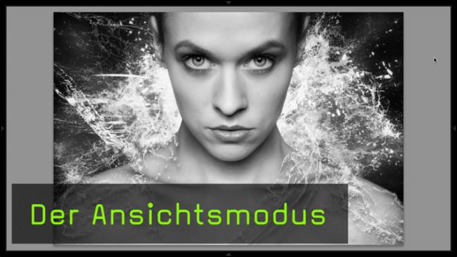 Ansichtsmodus, Vollbildmodus Lightroom