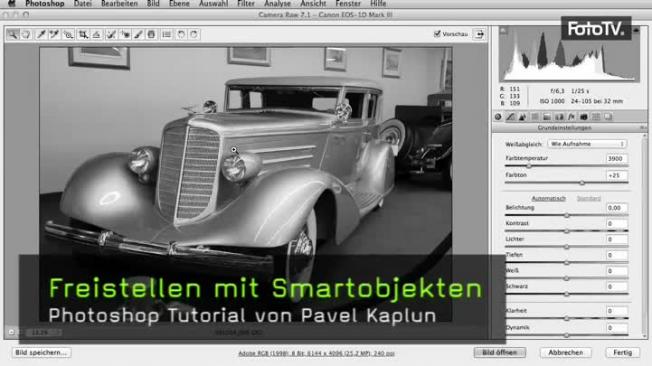 Freistellen mit Smartobjekten