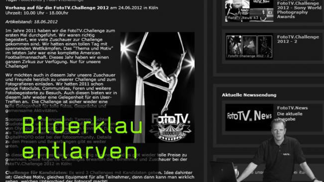 Bildersuche im Internet, Bilderklau entlarven