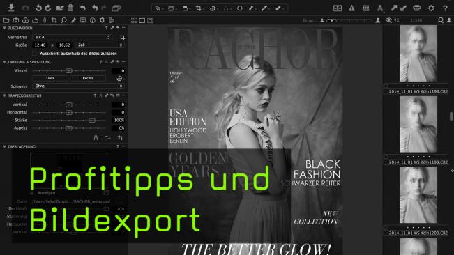 Profitipps und Bildexport