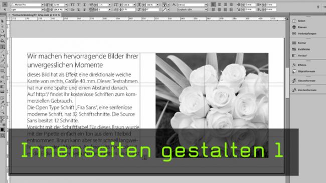 Einladungskarten gestalten in Indesign