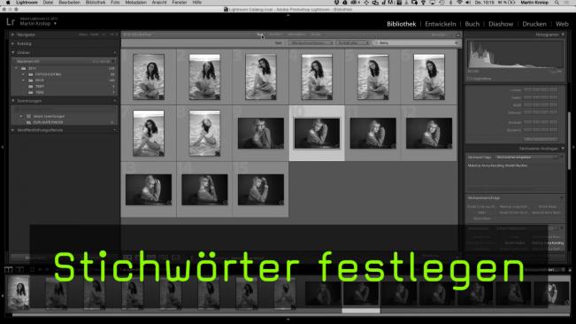 Stichwörter festlegen