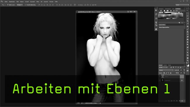 Arbeiten mit Ebenen in PS CC
